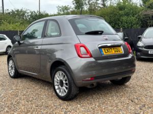 2017 Fiat 500 1.2 Eco Pop Star Euro 6 (s/s) 3dr in Grey — image 5