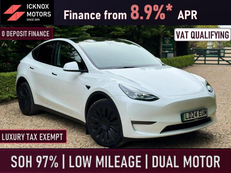 2024 Tesla Model Y (dual Motor) Long Range Auto 4wde 5dr in White — image 1