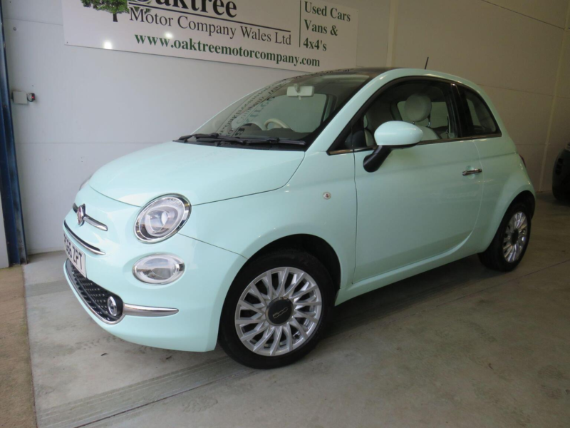 2017 Fiat 500 1.2 Lounge Euro 6 (s/s) 3dr in Green — image 1