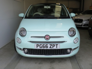 2017 Fiat 500 1.2 Lounge Euro 6 (s/s) 3dr in Green — image 2