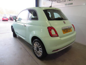 2017 Fiat 500 1.2 Lounge Euro 6 (s/s) 3dr in Green — image 4