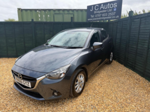2016 Mazda Mazda2 1.5 Skyactiv-G Se-L Euro 6 (s/s) 5dr in Grey — image 3
