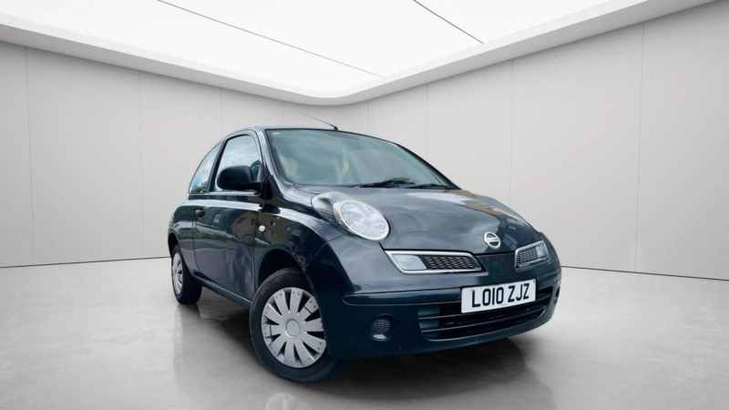 2010 Nissan Micra 1.2 16v Visia 3dr in Black — image 1