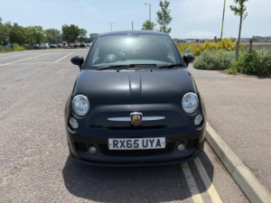 2015 Abarth 595 1.4 T-Jet Trofeo Euro 6 3dr in Black — image 2