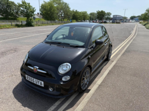 2015 Abarth 595 1.4 T-Jet Trofeo Euro 6 3dr in Black — image 3