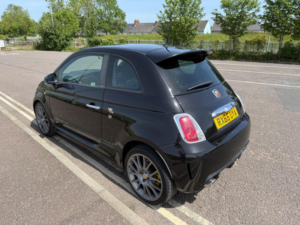 2015 Abarth 595 1.4 T-Jet Trofeo Euro 6 3dr in Black — image 5