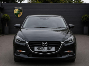 2018 Mazda Mazda3 2.0 Skyactiv-G Sport Nav Euro 6 (s/s) 5dr in Black — image 3