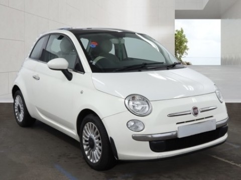 2013 Fiat 500 1.2 Lounge in White — image 1