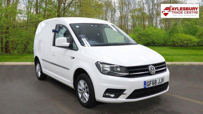 2018 Volkswagen Caddy 2.0 Tdi C20 Bluemotion Tech Highline Swb Euro 6 (s/s) 5dr in White — image 1