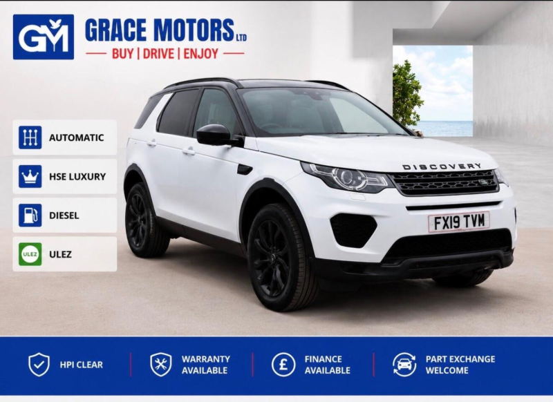 2019 Land Rover Discovery Sport 2.0 Td4 Landmark Auto 4WD Euro 6 (s/s) 5dr in White — image 1
