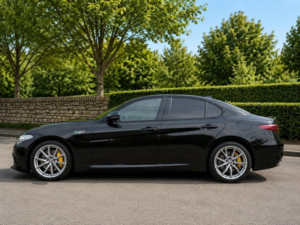 2017 Alfa Romeo Giulia 2.0t Veloce Auto Euro 6 (s/s) 4dr in Black — image 6