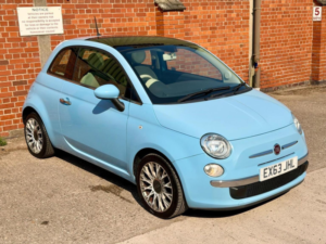 2013 Fiat 500 1.2 Lounge Euro 4 3dr in Blue — image 2