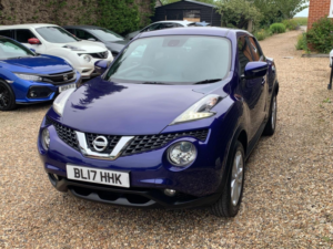 2017 Nissan Juke 1.2 Dig-T N-Connecta Euro 6 (s/s) 5dr in Blue — image 3