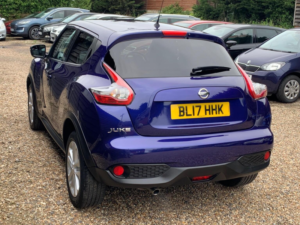 2017 Nissan Juke 1.2 Dig-T N-Connecta Euro 6 (s/s) 5dr in Blue — image 4