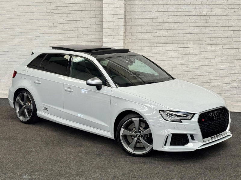 2018 Audi Rs3 2.5 Tfsi Sportback S Tronic Quattro Euro 6 (s/s) 5dr in White — image 1