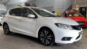 2015 Nissan Pulsar 1.2 Dig-T N-Tec White 5drlow Tax+satnav+cruise in White — image 4
