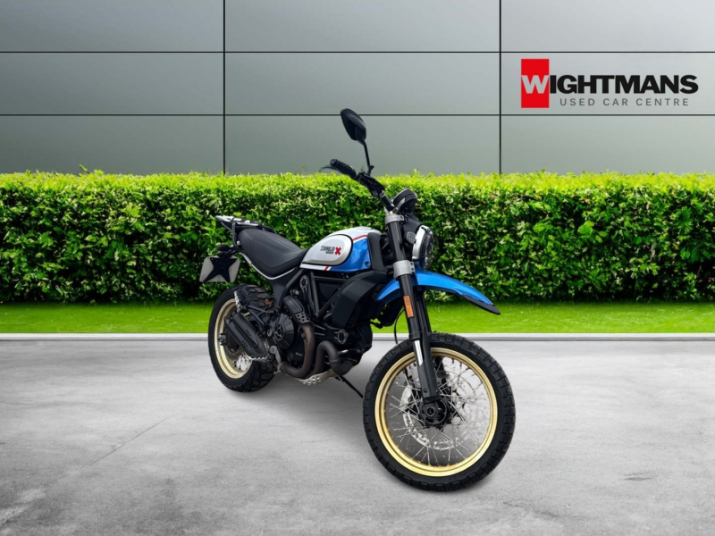 2022 Ducati Scrambler 800 Desert Sled in Blue — image 1