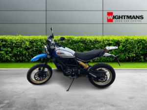 2022 Ducati Scrambler 800 Desert Sled in Blue — image 4