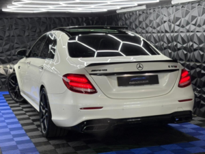 2019 Mercedes-Benz E Class 4.0 E63 V8 Biturbo Amg S Spds Mct 4matic+ Euro 6 (s/s) 4dr in White — image 3