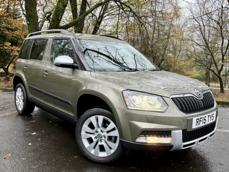 2015 Skoda Yeti 2.0 Tdi Se-L*4x4 Auto*xenon-Bt-Nav-Pdc-Leather-Cruise*stunning,!** in Green — image 1