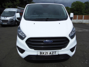 2021 Ford Transit Custom 2.0 300 Ecoblue Trend Crew Van L2 H1 Euro 6 5dr (6 Seat) in White — image 2