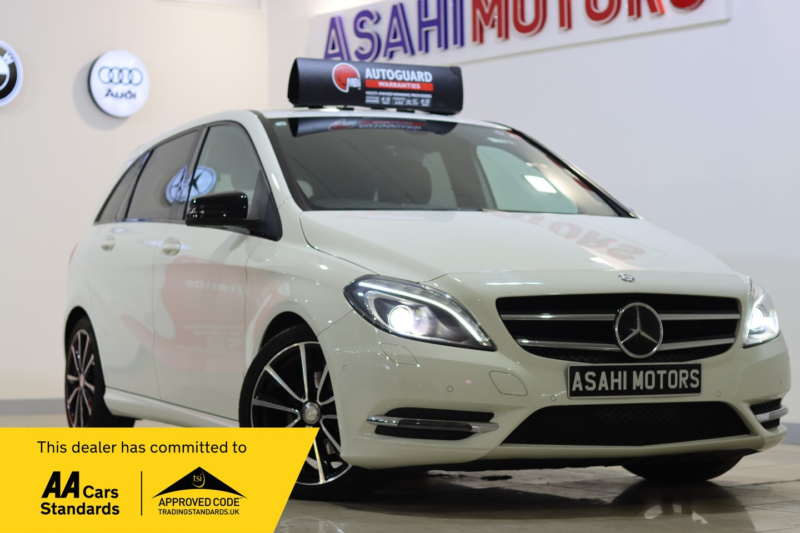 2014 Mercedes-Benz B Class 1.6 B180 Se 7g-Dct Euro 6 (s/s) 5dr in White — image 1