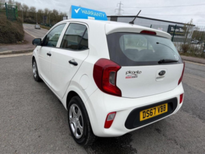 2017 Kia Picanto 1.0 1 Euro 6 5dr in White — image 4