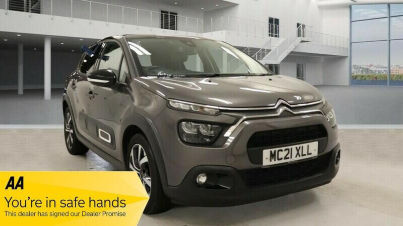 2021 Citroen C3 1.2 Puretech Shine Plus Euro 6 (s/s) 5dr in Grey — image 1