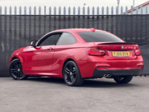 2016 BMW 2 Series 2.0 225d M Sport Auto Euro 6 (s/s) 2dr in Red — image 2