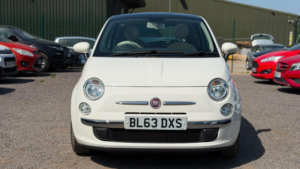 2014 Fiat 500 1.2 Lounge Euro 6 (s/s) 3dr in White — image 2