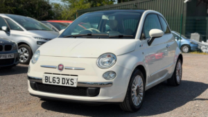 2014 Fiat 500 1.2 Lounge Euro 6 (s/s) 3dr in White — image 3