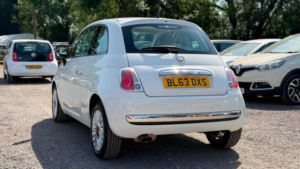 2014 Fiat 500 1.2 Lounge Euro 6 (s/s) 3dr in White — image 4