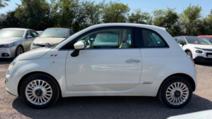 2014 Fiat 500 1.2 Lounge Euro 6 (s/s) 3dr in White — image 5