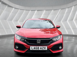2019 Honda Civic 1.0 Vtec Turbo Sr Euro 6 (s/s) 5dr in Red — image 3