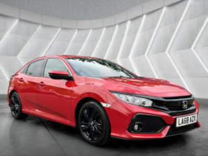 2019 Honda Civic 1.0 Vtec Turbo Sr Euro 6 (s/s) 5dr in Red — image 4