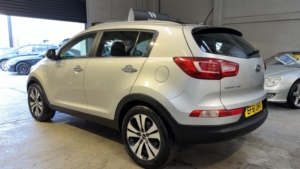 2012 Kia Sportage 2.0 Crdi Kx-3 Diesel 4WD Silver 5dr Panroof+leather+satnav in Silver — image 6