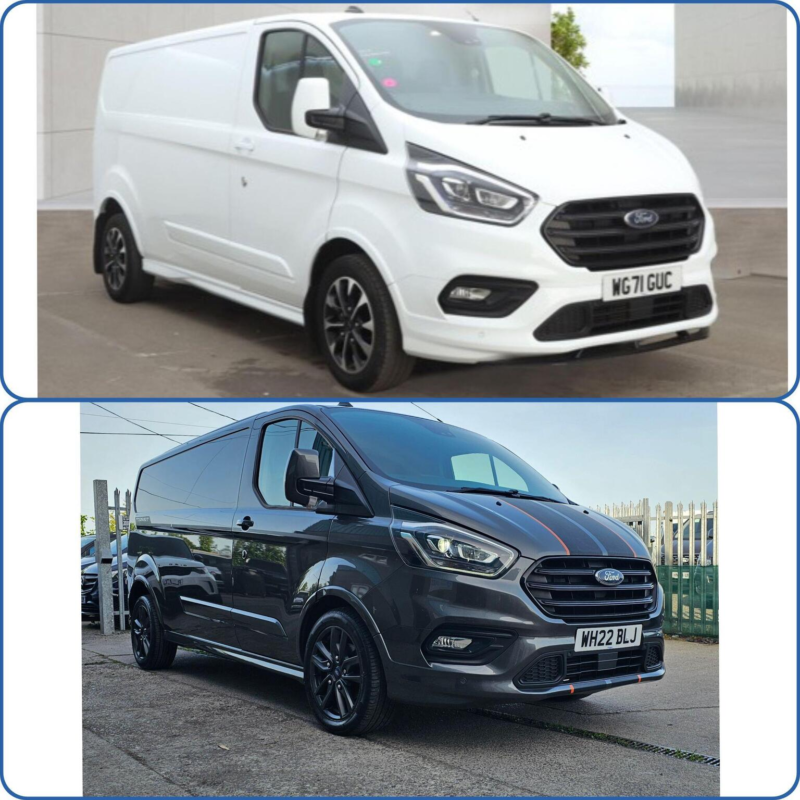 2022 Ford Transit Custom 2.0 290 Ecoblue Sport L2 H1 Euro 6 (s/s) 5dr in Grey — image 1