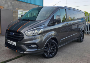 2022 Ford Transit Custom 2.0 290 Ecoblue Sport L2 H1 Euro 6 (s/s) 5dr in Grey — image 5