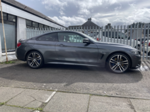2018 BMW 4 Series 2.0 420d Xdrive M Sport Coupe in Grey — image 3