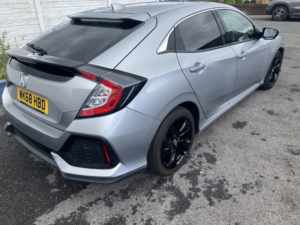2018 Honda Civic 1.0 Vtec Turbo Sr in Silver — image 2