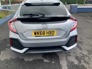 2018 Honda Civic 1.0 Vtec Turbo Sr in Silver — image 3