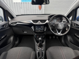 2018 Vauxhall Corsa 1.4i Ecotec Sri Nav Euro 6 3dr in Blue — image 3