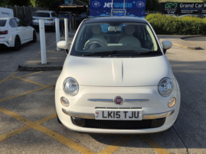 2015 Fiat 500 1.2 Lounge Dualogic Euro 6 (s/s) 3dr in White — image 4