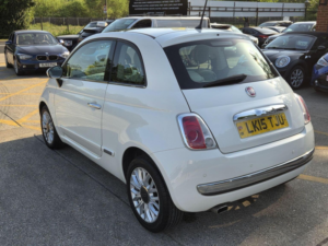 2015 Fiat 500 1.2 Lounge Dualogic Euro 6 (s/s) 3dr in White — image 5