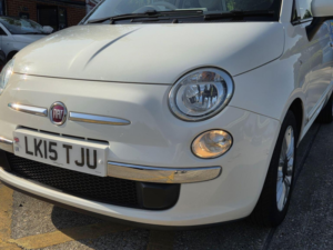 2015 Fiat 500 1.2 Lounge Dualogic Euro 6 (s/s) 3dr in White — image 6