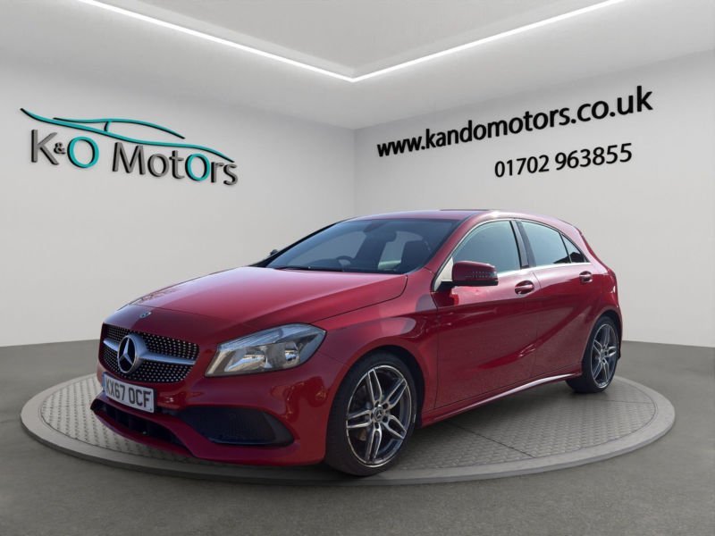 2017 Mercedes-Benz A Class 1.6 A160 Amg Line Euro 6 (s/s) 5dr in Red — image 1
