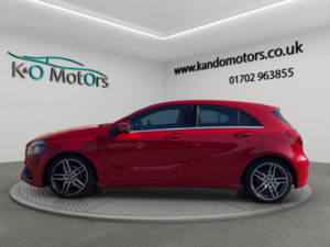 2017 Mercedes-Benz A Class 1.6 A160 Amg Line Euro 6 (s/s) 5dr in Red — image 3