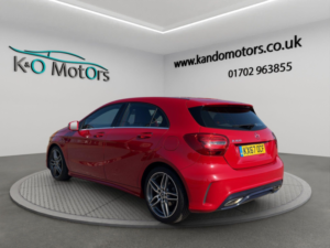 2017 Mercedes-Benz A Class 1.6 A160 Amg Line Euro 6 (s/s) 5dr in Red — image 4