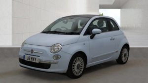 2009 Fiat 500 1.3 Multijet Lounge Euro 4 3dr in Blue — image 2