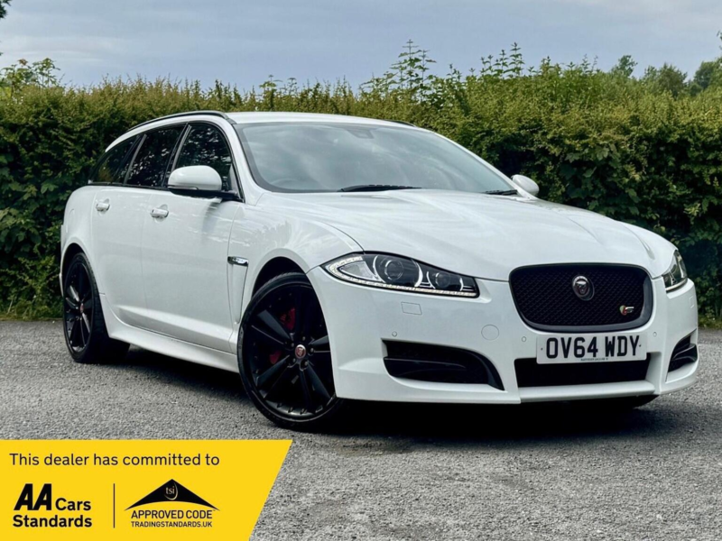 2014 Jaguar Xf 3.0d S V6 Portfolio Sportbrake Auto Euro 5 (s/s) 5dr in White — image 1